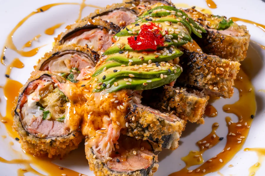 Signature sushi rolls